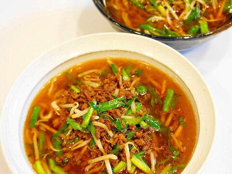 暑い日にも～寒い日にも！台湾風肉みそラーメン